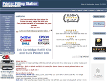 Tablet Screenshot of printerfillingstation.com